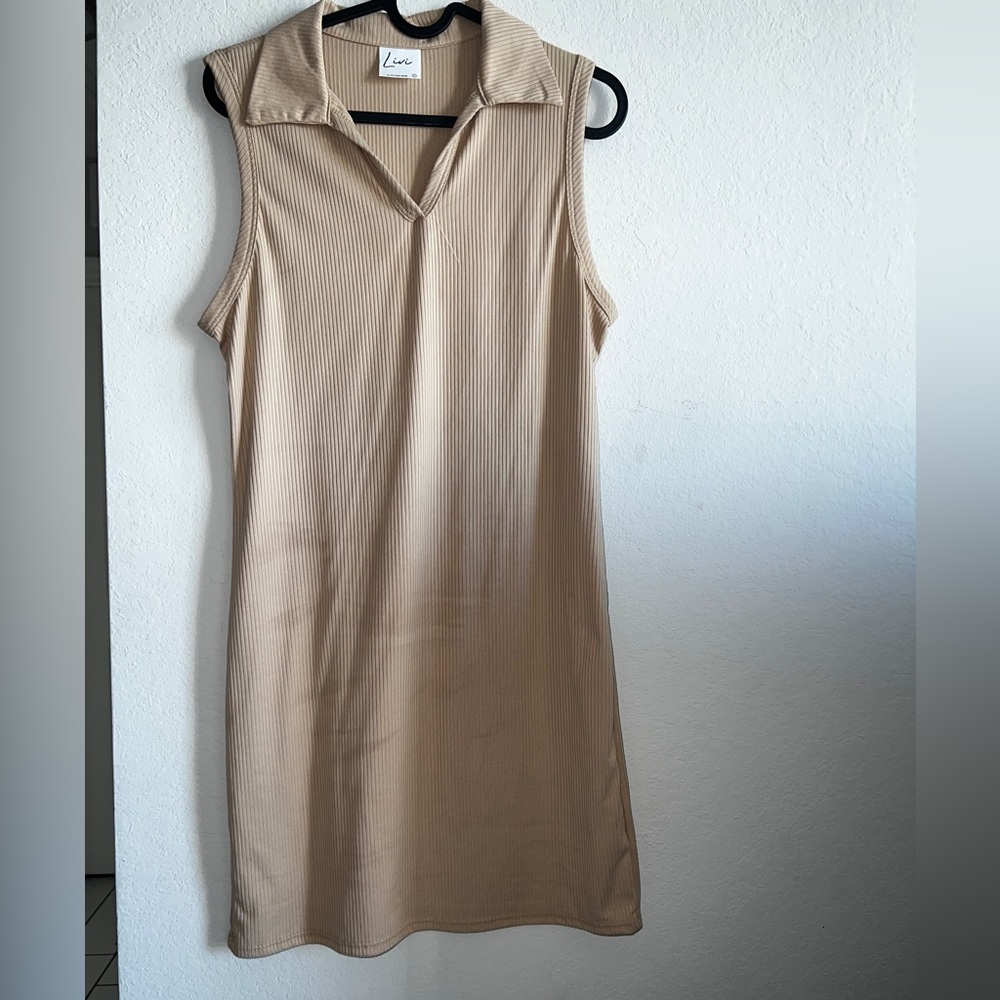 Mini tennis dress with collar
